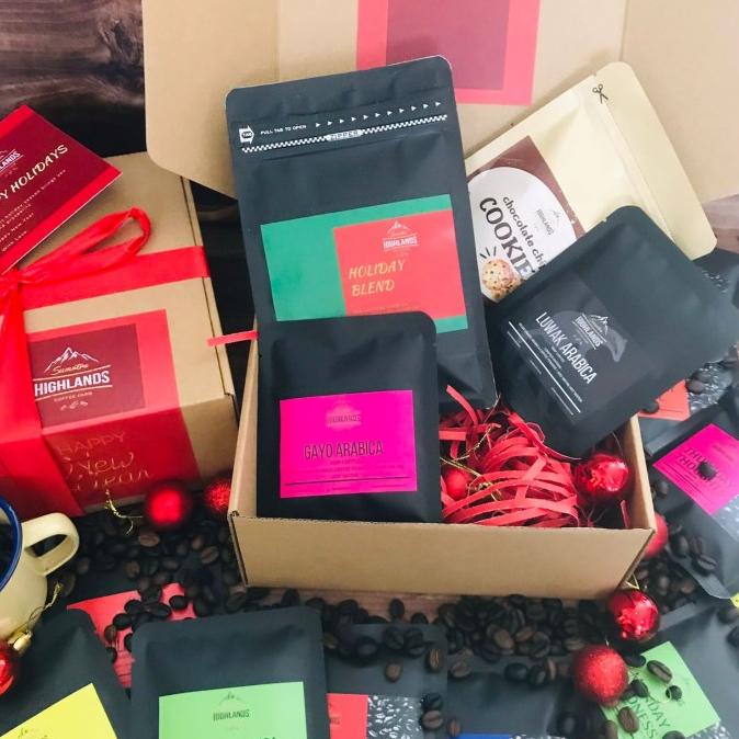 

CHRISTMAS & NEW YEAR HAMPERS COFFEE PACK KOPI ARABICA VARIETY PACK