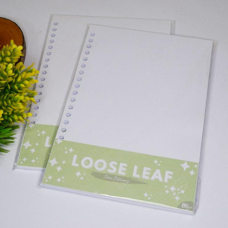 

zmd Loose Leaf A5 (6 Ring & 20 Ring) Murah/ Refil Kertas Binder / Loose Leaf Dot, Grid, Polos, Garis icdk667
