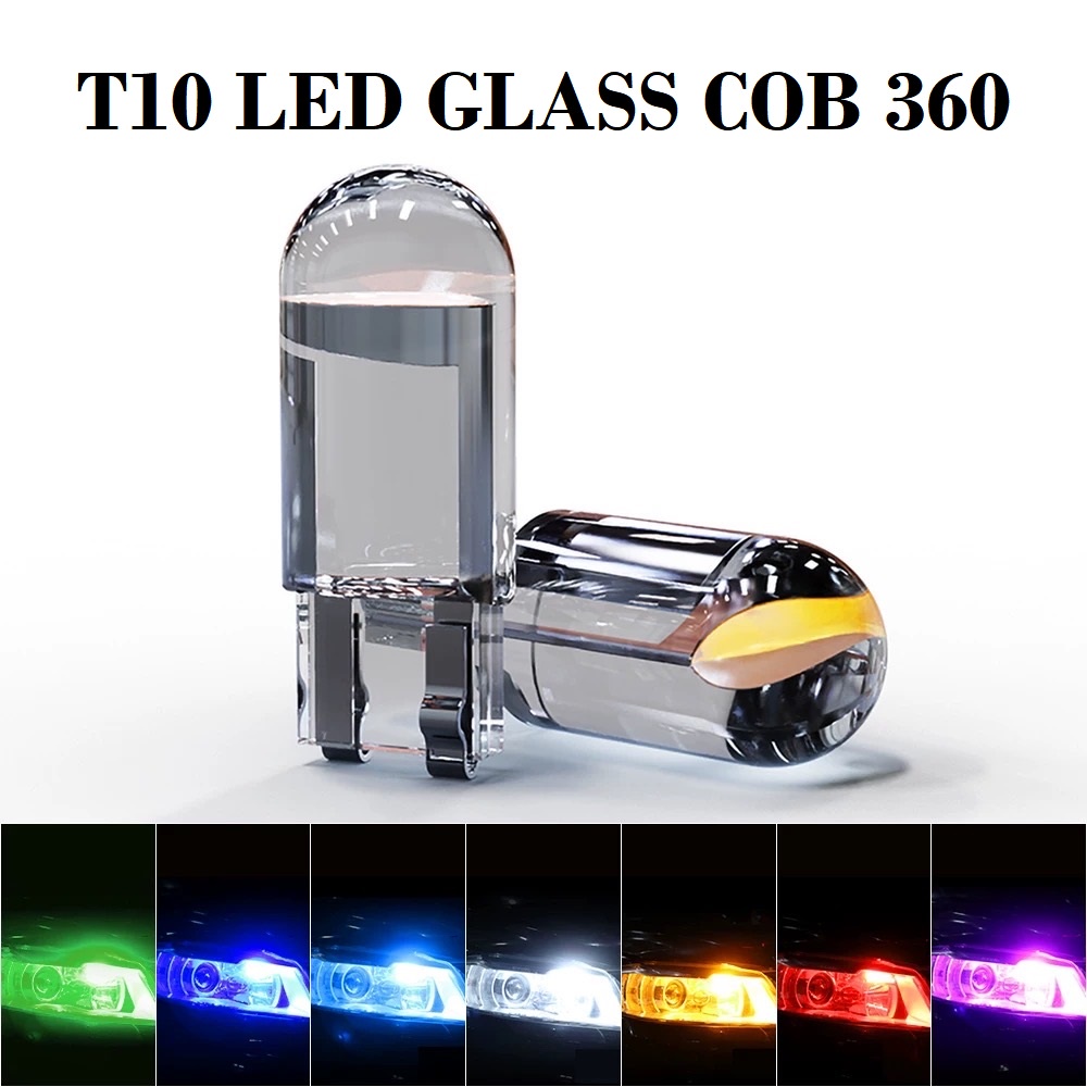 LUCKYMALL LAMPU LED T10 RESIN FULL KACA 360 SENJA PLAT SUPER BRIGHT SEIN MOBIL MOTOR UNIVERSAL CAR MOTORCYCLE