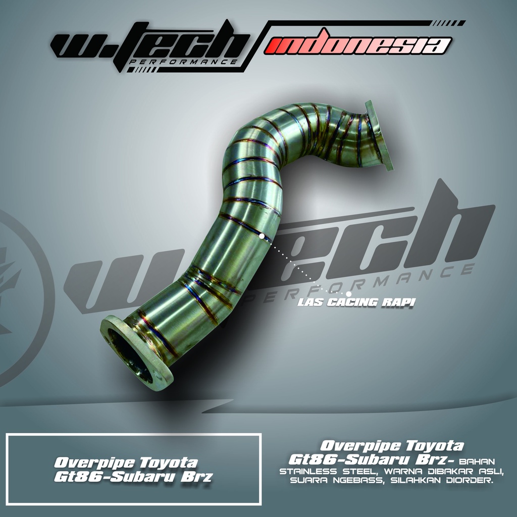 Overpipe Toyota Gt86-Subaru Brz