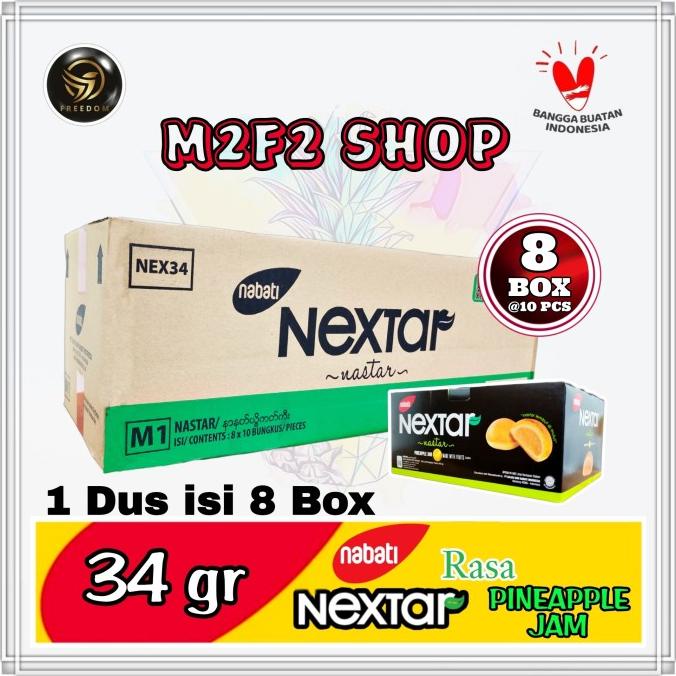 

Nabati Nextar Nastar Pineapple Jam | Biskuit Kue Nanas 34 Gr (Karton) Terlaris