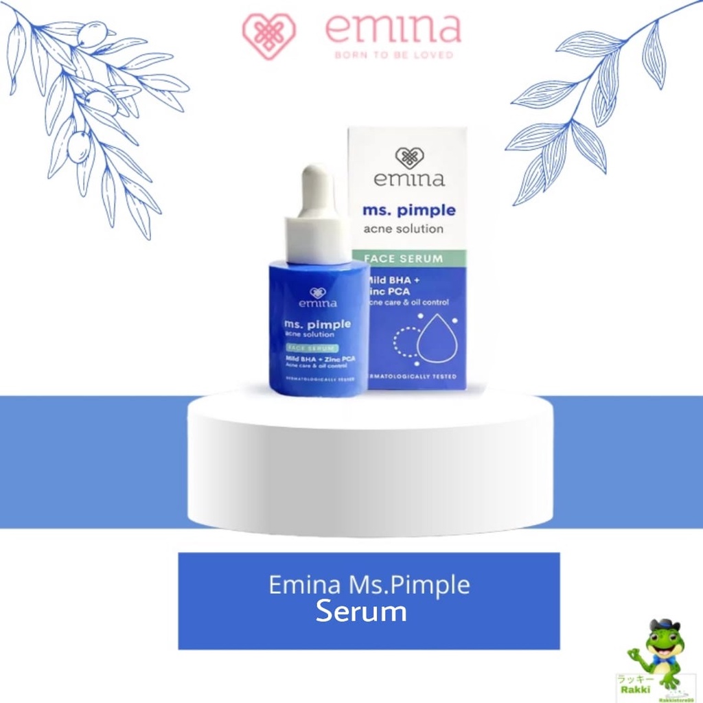 ❣️Rakkistore99❣️EMINA Ms Pimple Acne Solution Face Serum 30ml