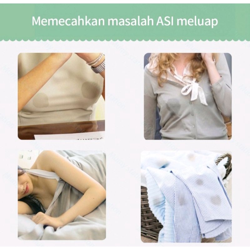 Breast Pad Menyusui Cuci Ulang Washable Breastpad