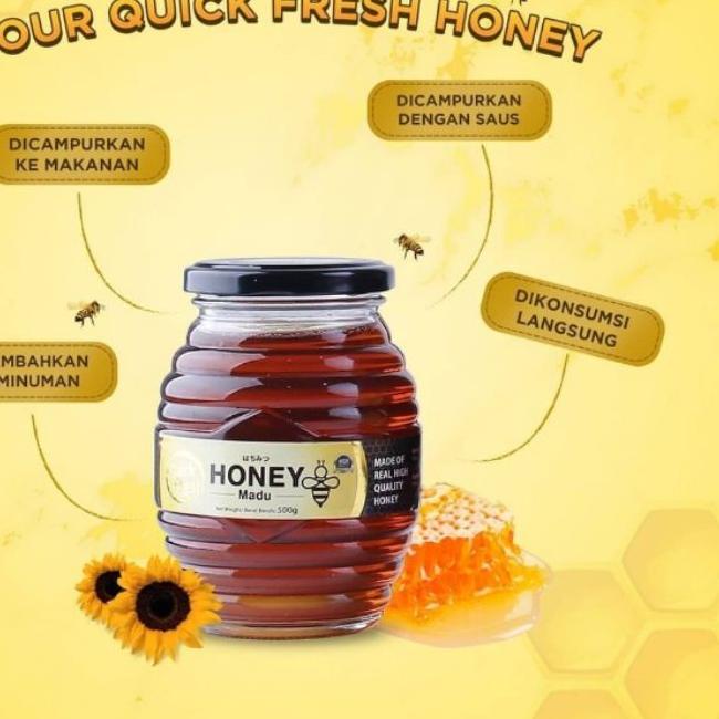 

READY ✅Lov me❤ Madu Quick Fresh 1kg - Madu TJ Murni 500 gram - Madu Refill Pouch|SQ1
