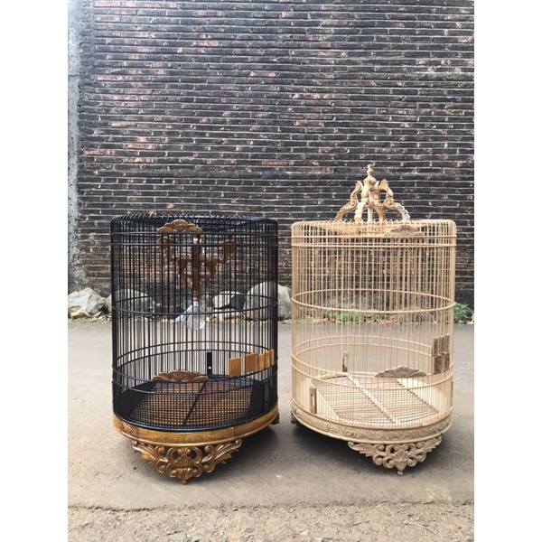 sangkar murai batu ukiran bunga,sangkar murai batu kayu jati,sangkar murai ukiran