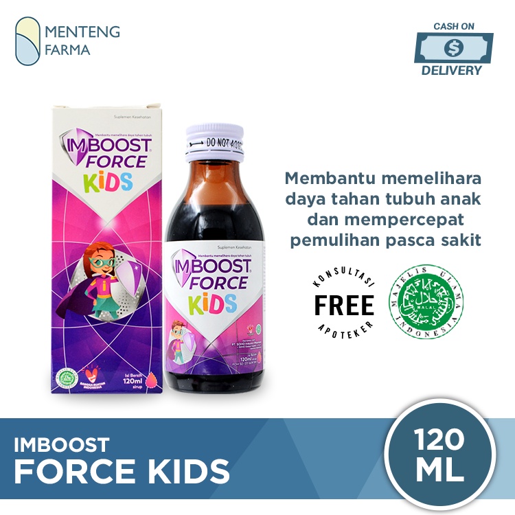 Imboost Force Kids Syrup 120 mL - Suplemen Penambah Imun Tubuh