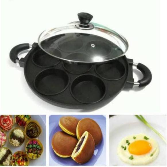 Sale Cetakan Kue 7 Datar Happycall / CETAKAN APEM / CETAKAN LUMPUR / CETAKAN MARTABAK MINI