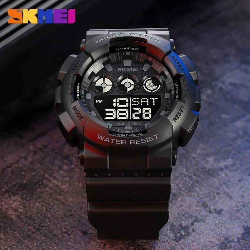 TERLARIS SKMEI 1857 Jam Tangan Pria Wanita Digital Anti Air Sport Watch