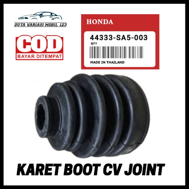 Karet Boot CV Joint Outer / Luar Accord 2004 2005 2006 2007, Accord CM5