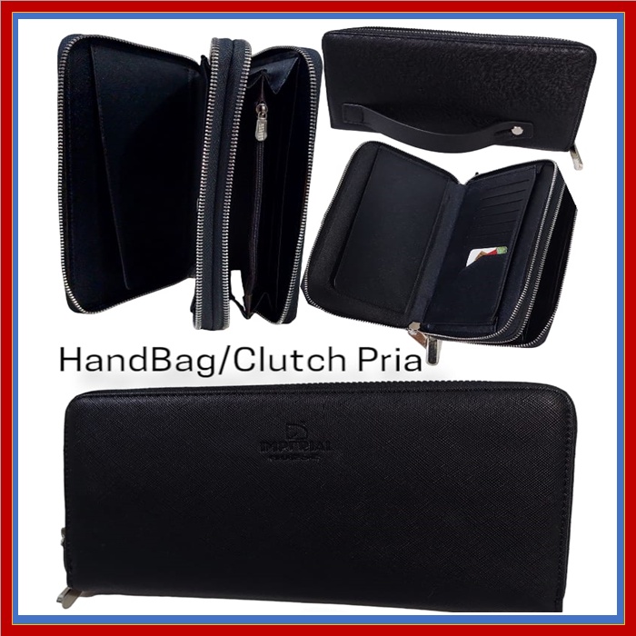 Dompet Clutch HandBag Pria Imperial Horse Impor 100% Dompet Multifungsi Tas Tangan Pria Awet