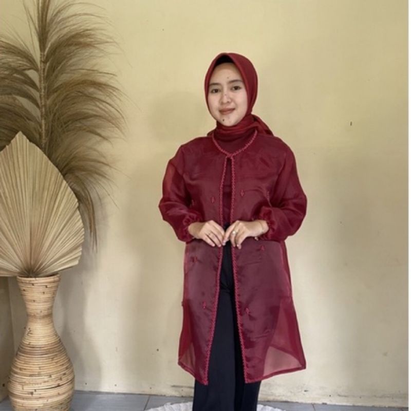 OUTER ORGANZA premium# baju kondangan# atasan