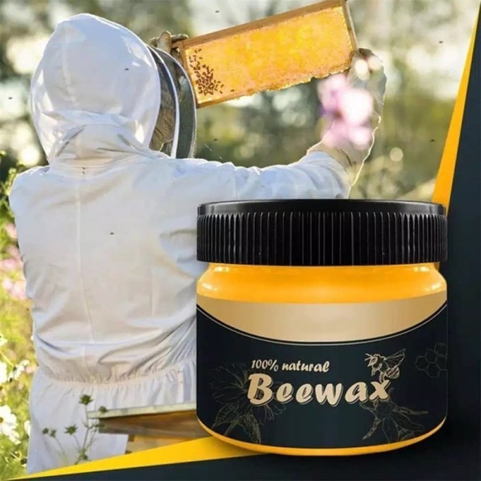 WX1 - Pengkilap Wood Seasoning Beewax isi 75g Furnitur Kayu Mengkilap Alami