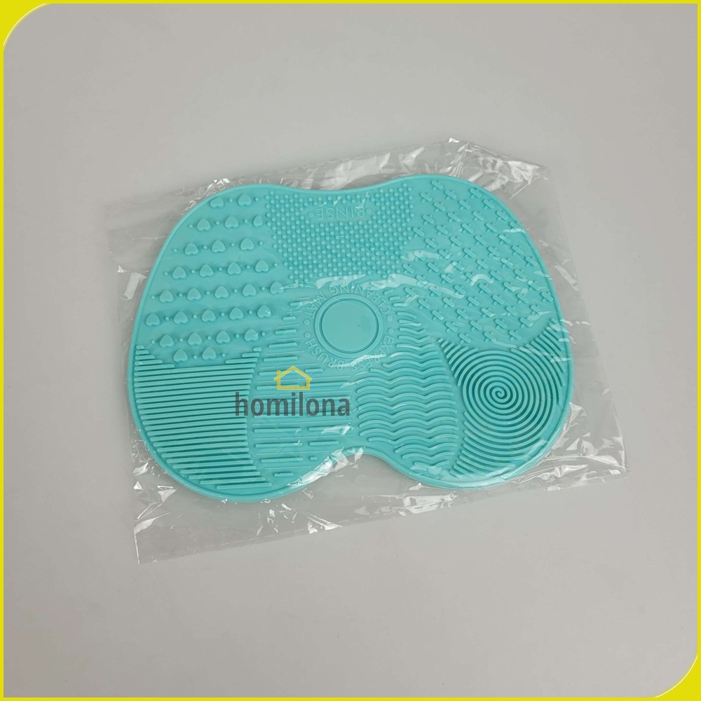 Rinse Pembersih Kuas Make Up Silicone Pad - Mint