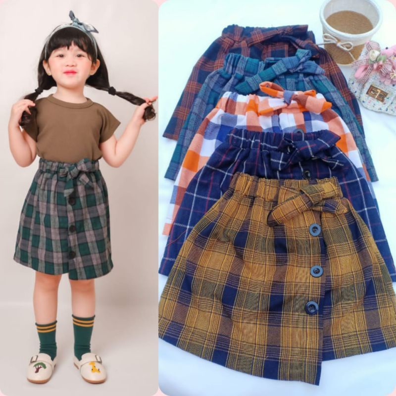 Rok Flanel Jenny Skirt 1-5 Tahun