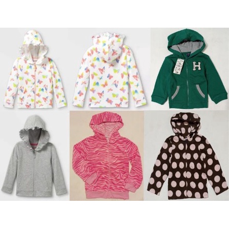 Jaket Hoodie Branded Anak Perempuan