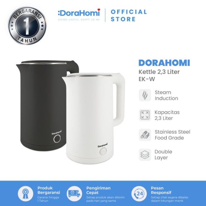 TERMURAH Kettle listrik teko pemanas air serbaguna cepat panas anti bakar 2.3L /PERALATAN MASAK SET/