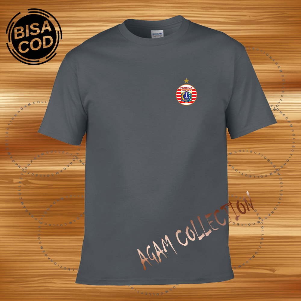 Agam Collection Baju Kaos Distro Logo FC 3 Text Printing Lengan Pendek  Premium Quality