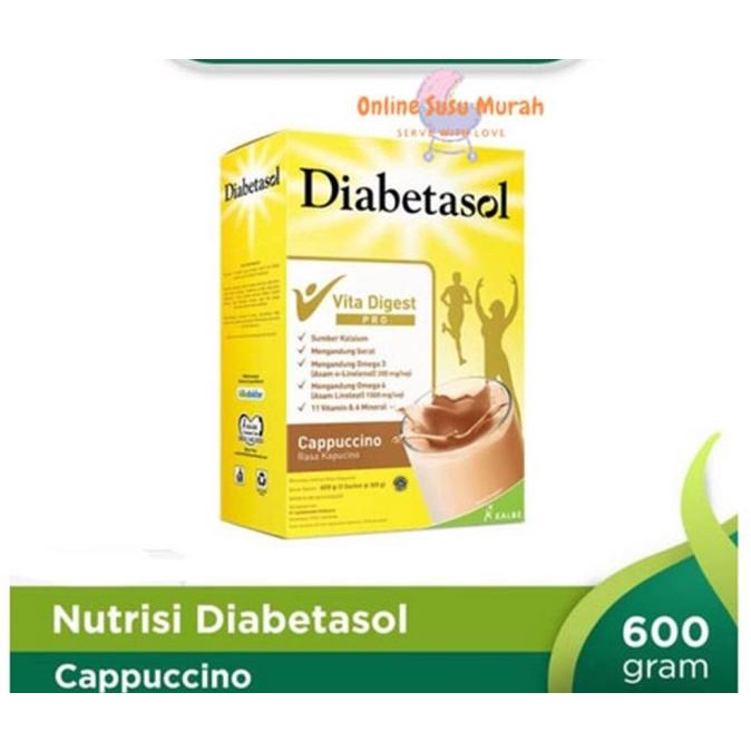 

[ COD ] Diabetasol Cappucino 600 gram
