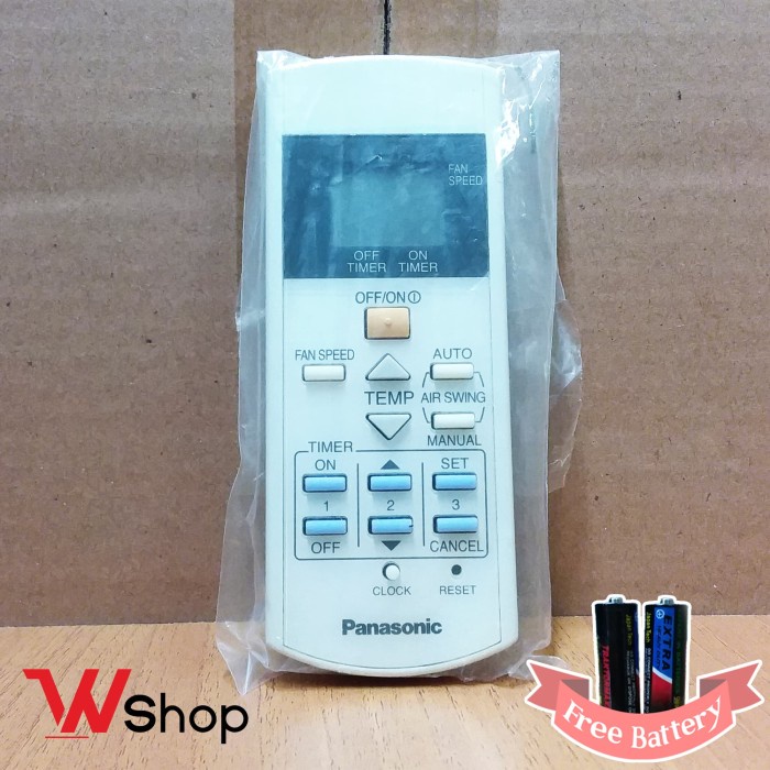 Remot/Remote AC Panasonic - Ori/ORIGINAL - Air Conditioner Remote a