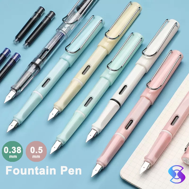 

0.38mm/0.5mm fountain pen/pulpen/ink Pen for student Use-Suniing Mall