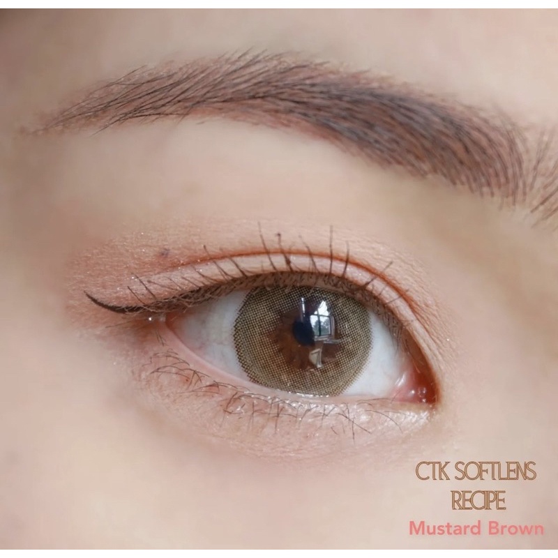 SOFTLENS RECIPE MUSTARD BROWN / bisa minus