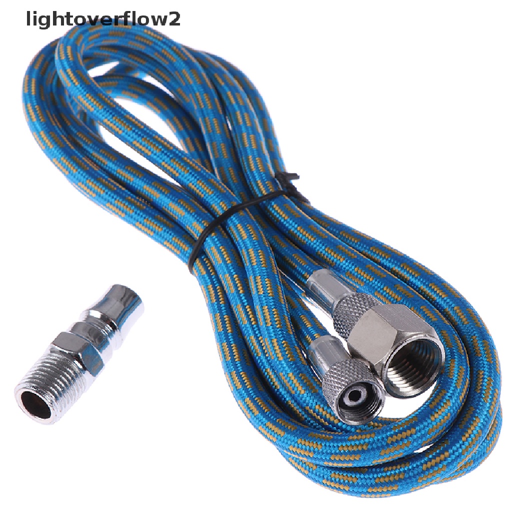 (lightoverflow2) Selang Udara Airbrush 6FT (1.8m) 1 / 8 &quot;- 1 / 4&quot;