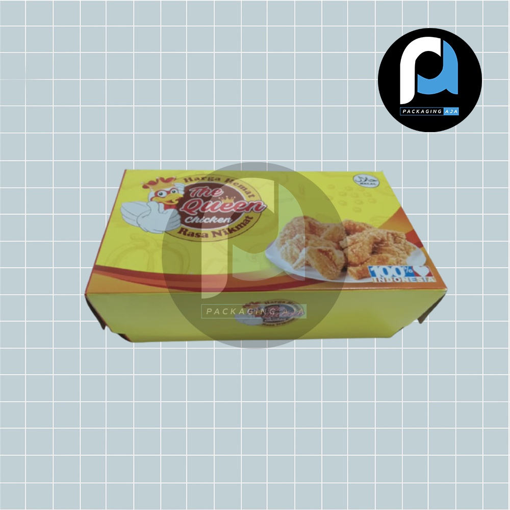 

DUS DUPLEX UNTUK NASI AYAM/CHICKEN (THE QUEEN) BISA CUSTOM TERMURAH BERKUALITAS TINGGI