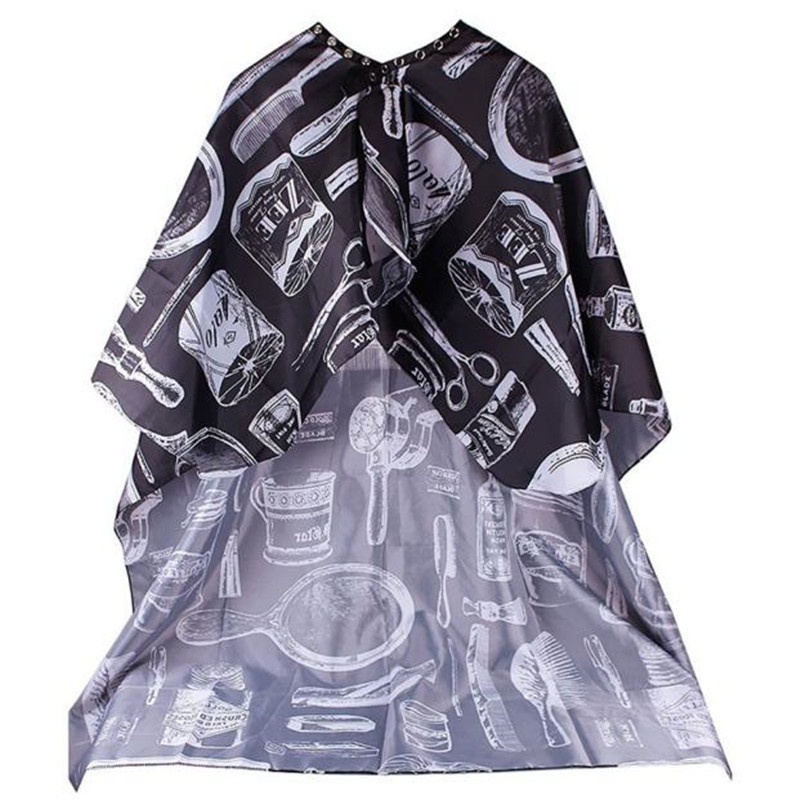 Biutte.co Jubah Apron Pangkas Rambut Salon Barbershop Cape - WB01 - Black