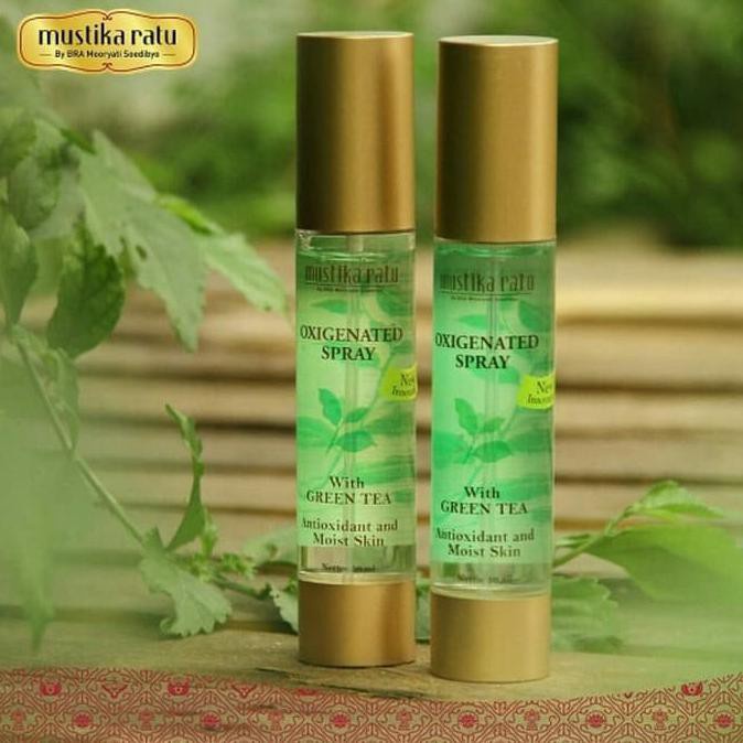 MUSTIKA RATU OXIGENATED SPRAY WITH GREEN TEA 50ML