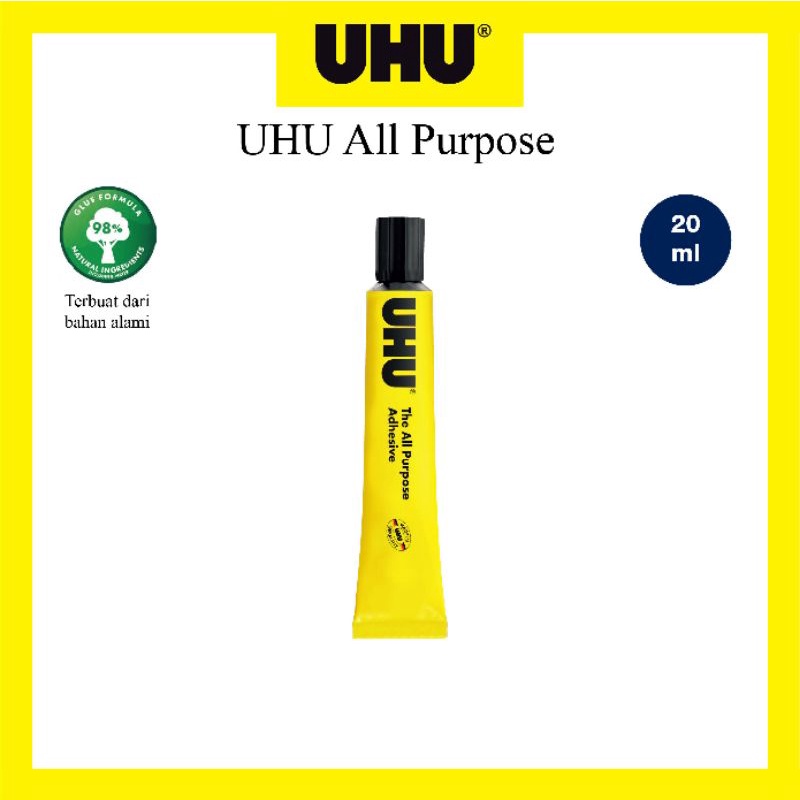 

UHU All Purpose 20ml / Lem UHU Cair 20ml