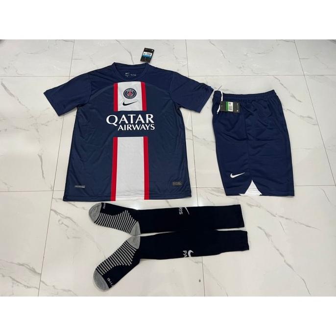 PAKET 3 BARANG / JERSEY BAJU BOLA PRIA PSG HOME 2022 / PSG HOME 2022 DESRF6846ED