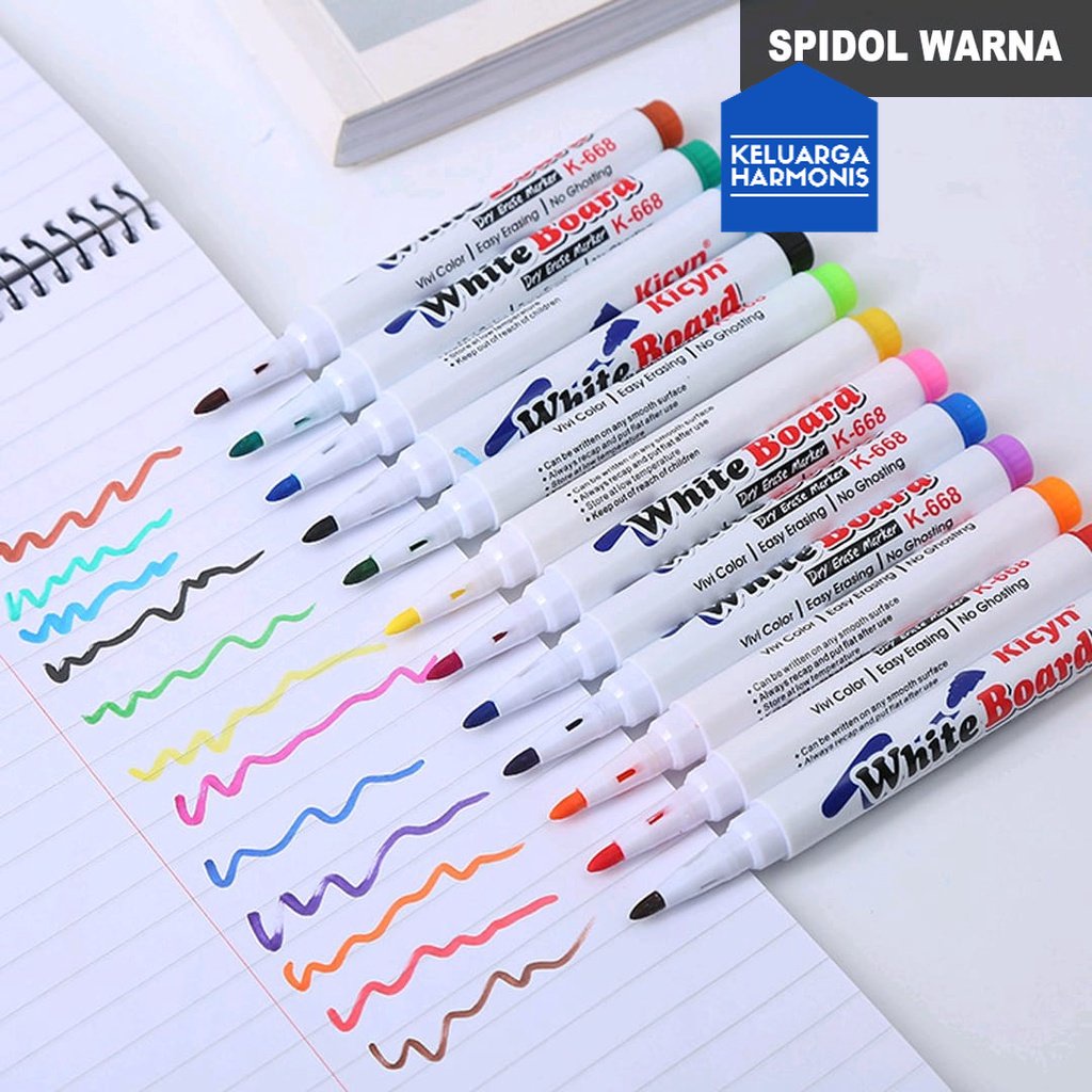 Spidol Apung Ajaib Viral Warna warni / Spidol Ajaib Spidol Whiteboard Floating Markers Mainan Edukasi Anak Spidol Papan Tulis Spidol Ajaib Mengapung Air