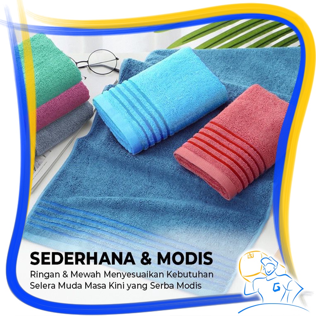 Handuk Muka Kecil 35 x 75 cm Olahraga Salon Hotel Travelling Towel