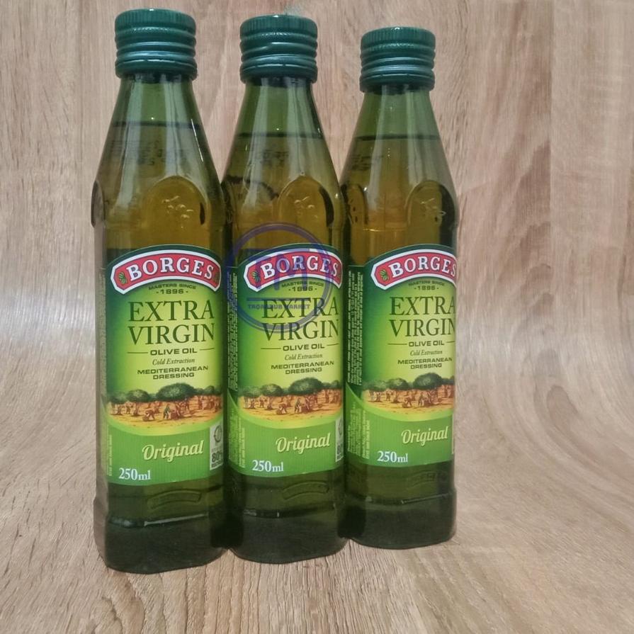 

Star Minyak Zaitun BORGES Extra Virgin Olive Oil 250 ml | BORGES 250ml ( Izin POM ) Bisa Langsung Minum. 