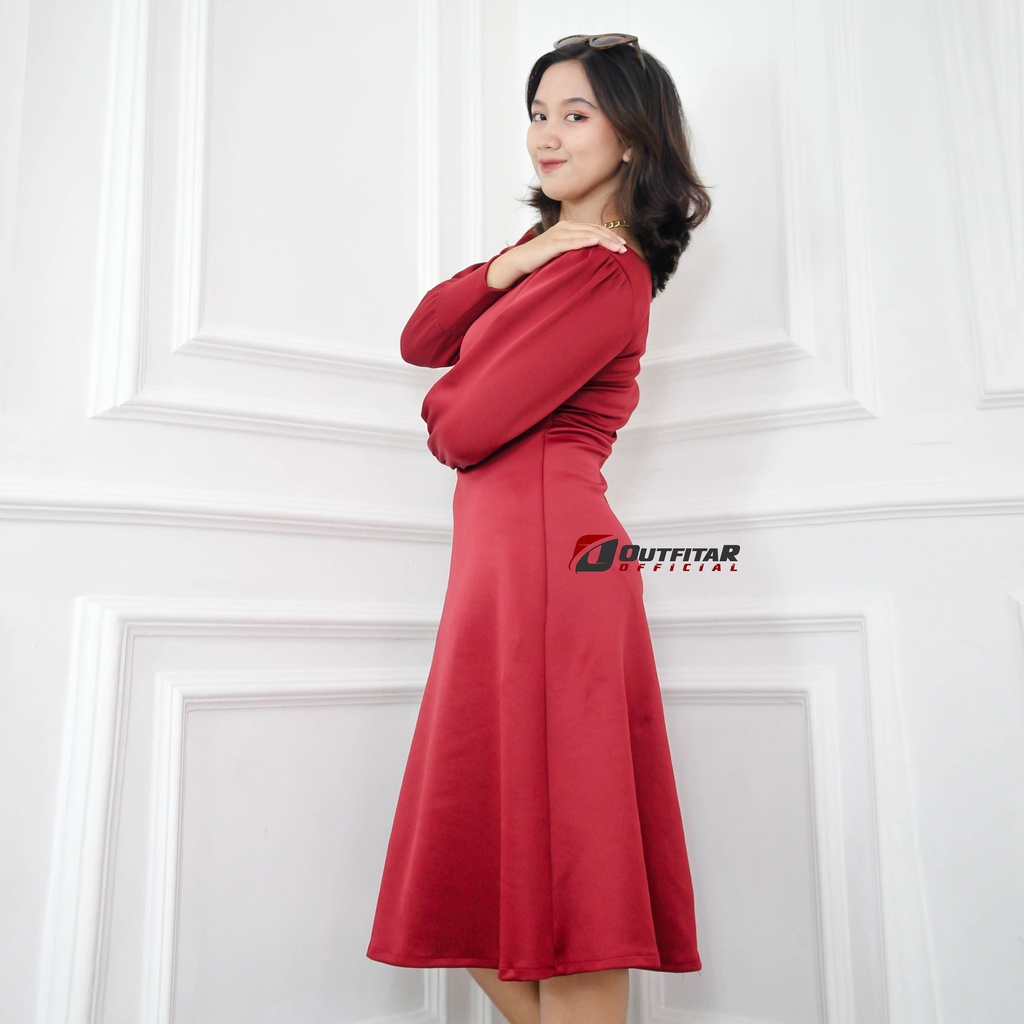 Dress Wanita Baju Wanita Pesta Korea Style Hight Quality Premium Aurora