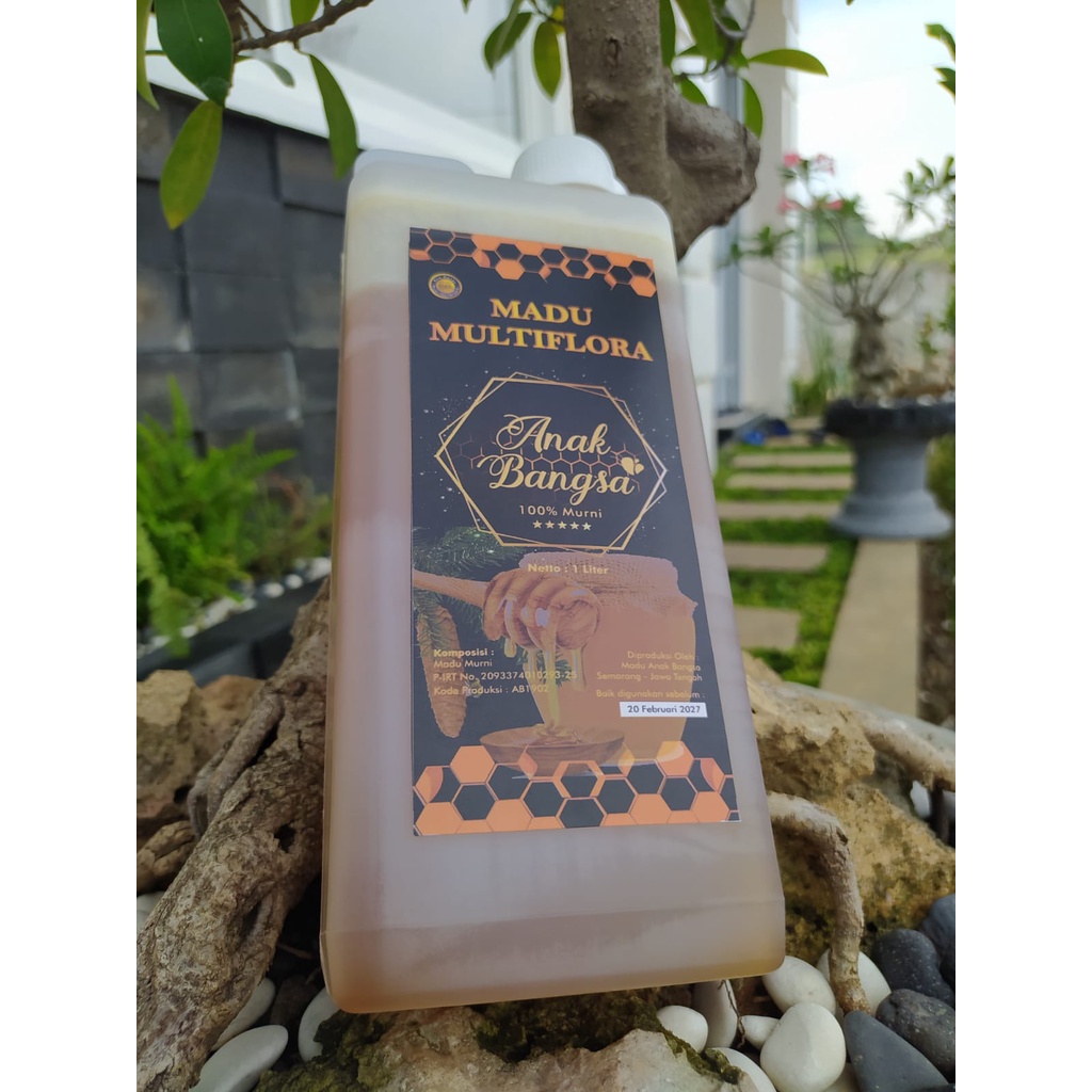 

PROMO !! Madu Anak Bangsa 1Liter 100%Murni ORIGINAL Natural Raw Honey Dinkes P-IRT