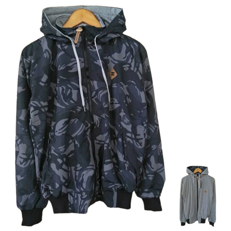 DCBB BOLAK BALIK DORENG BAHAN TEBAL DAN HALUS UKURAN L XL XXL JAKET BOLAK BALIK PRIA DAN WANITA JAKE