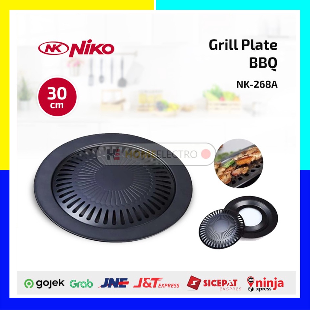 Niko Grill Plate Bbq Wajan Pemanggang Niko NK 268A
