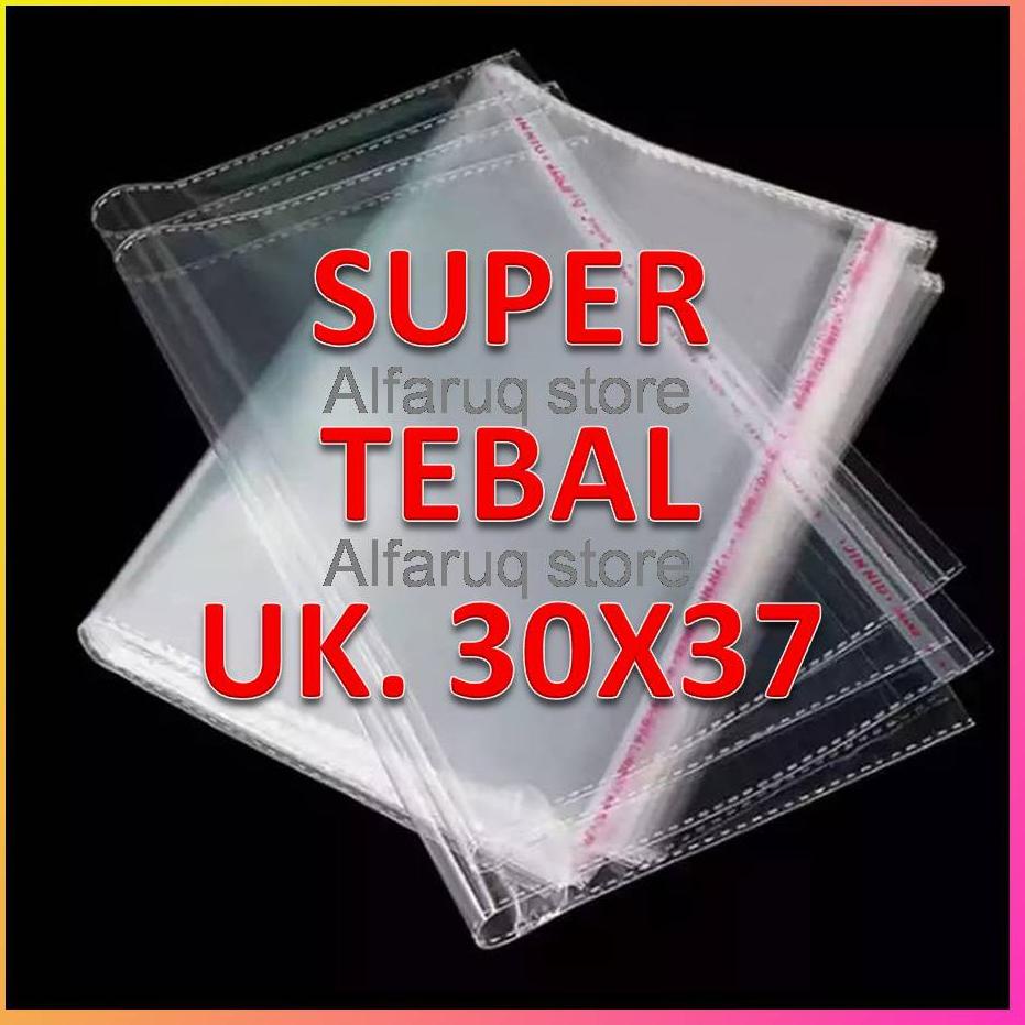 

[KODE Qhg7S] SUPER TEBAL!!! Plastik OPP 30x37 TEBAL 05 (100 Lembar)