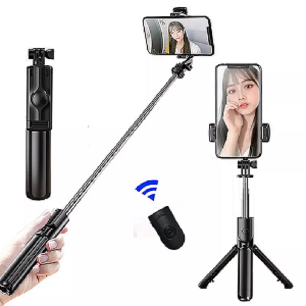 Tripod Tongsis Bluetooth Magic S03 3IN1+Tripod Selfie Stick Support IOS-Android-Tongsis Nirkabel Monopod Tripod S03 / Bluetooth Remote Control-Tripod Multifungsi-Tripod LiveStreaming
