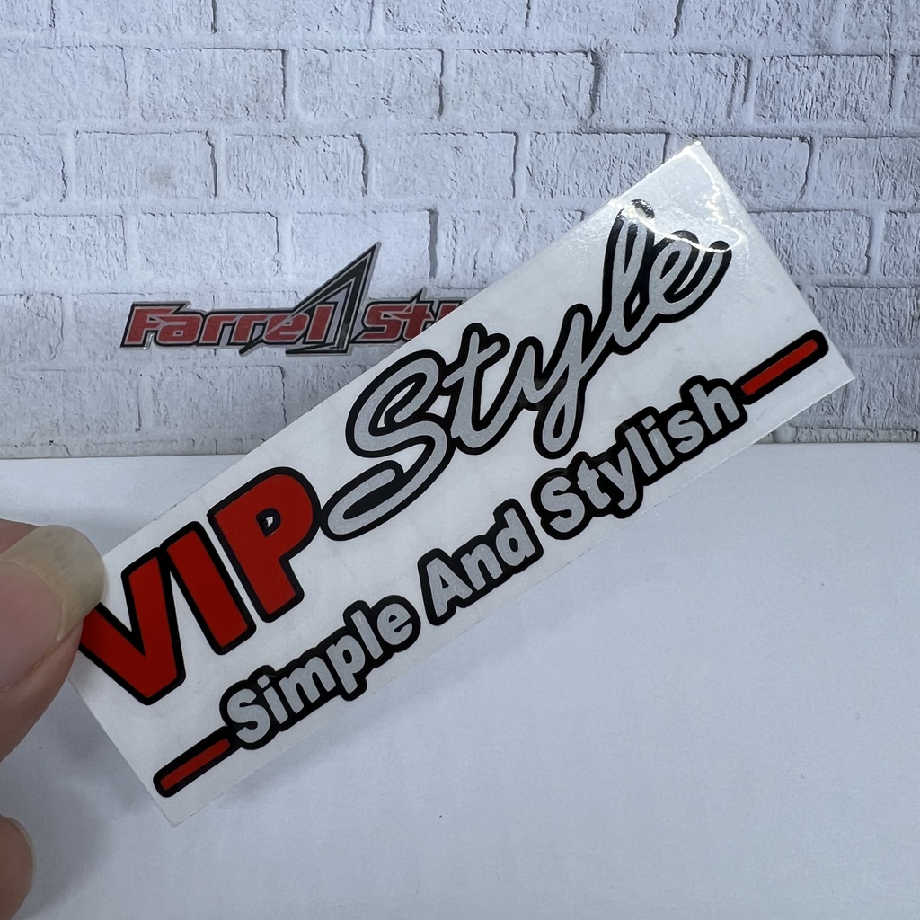 STIKER CUTTING PIP STICKER VIP STYLE