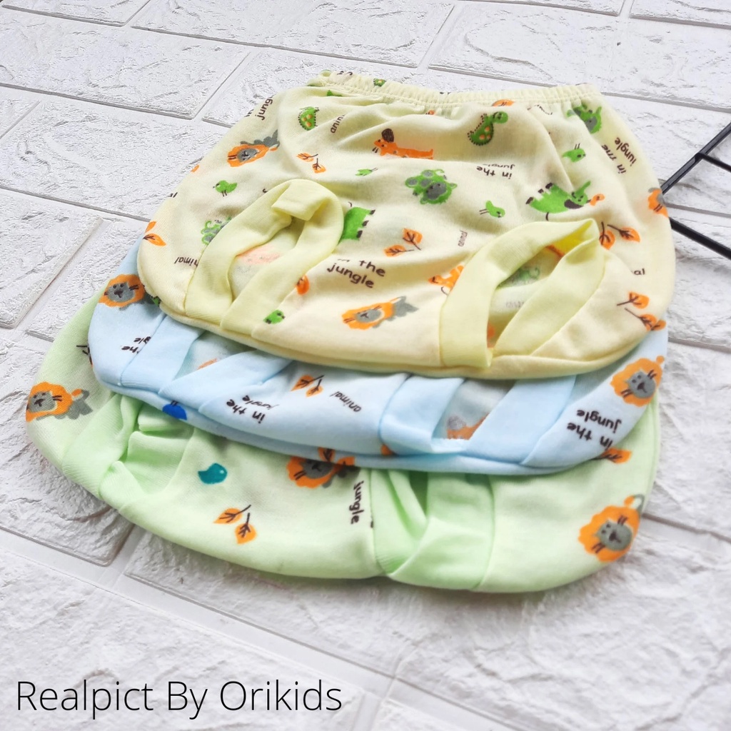 3 PCS Celana Kacamata Bayi 0 6 Bulan Lusinan Laki-Laki Perempuan Motif Murah Tebal