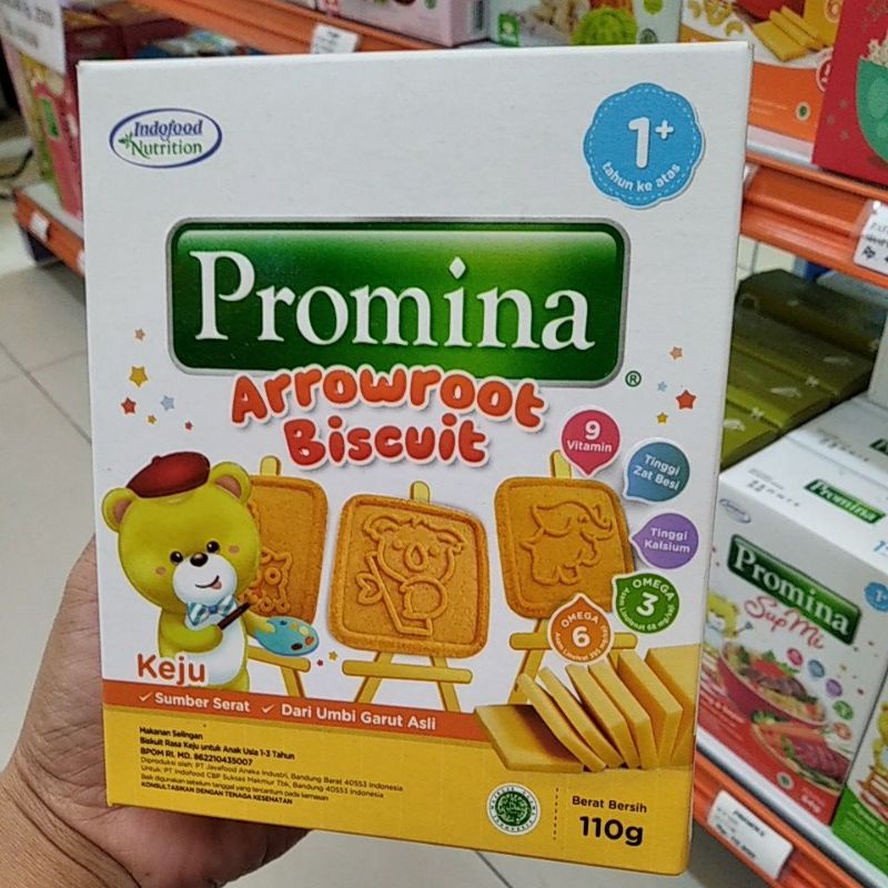 promina arrowroot biskuit keju