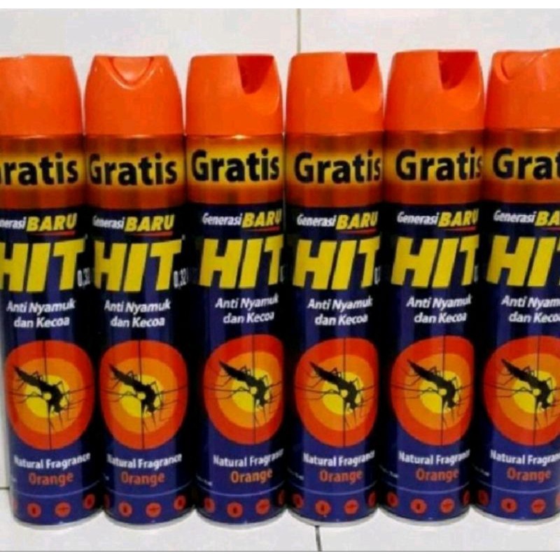 HIT 0,12 AE ANTI NYAMUK SPRAY 600 ML // OBAT NYAMUK HIT // HIT SPRAY (khusus wilayah pulau jawa)