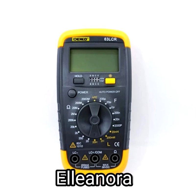 LCR Meter Digital Dekko 63LCR