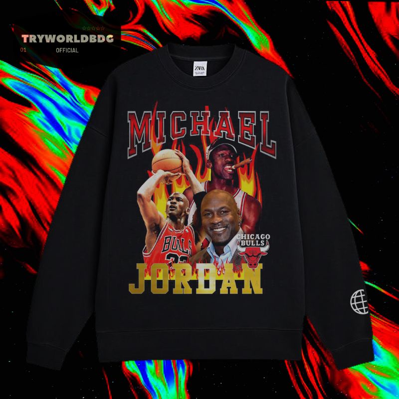CREWNECK MICHAEL JORDAN CHICAGO BULLS VINTAGE TEE / SWEATER / JAKET / HOODIE