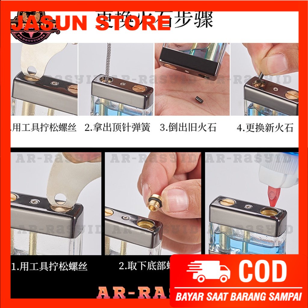 Bisa COD! Korek Api Minyak Xintai Lighter Classic Fashionable SL-168 1943