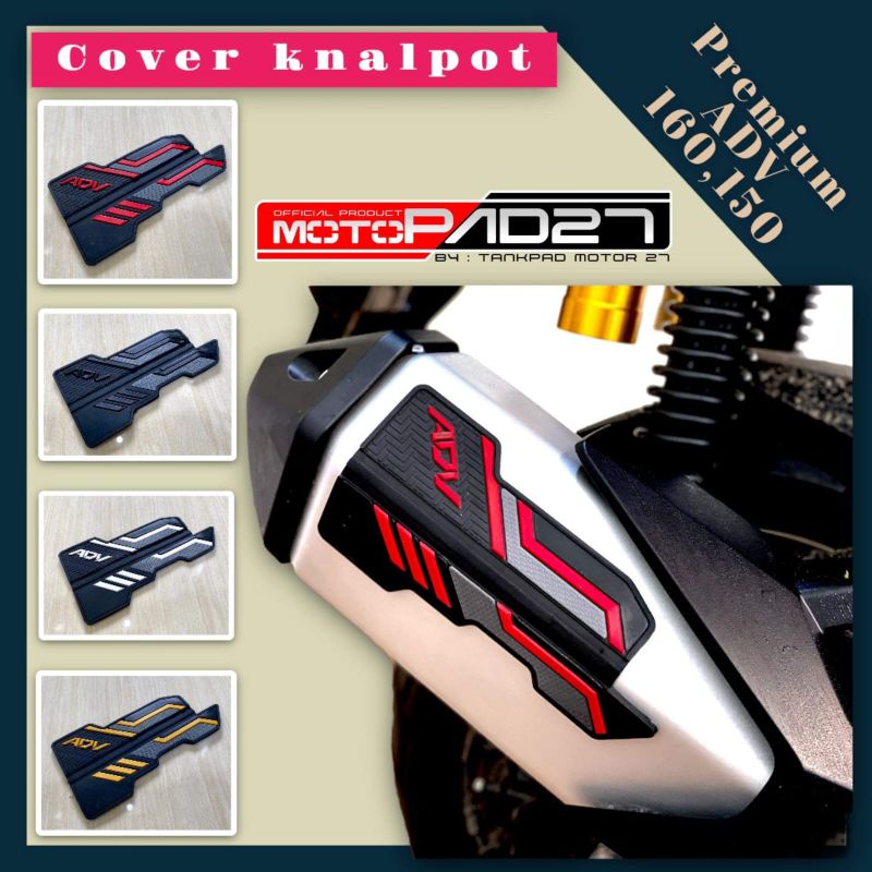 Motopad27 Stiker Karet Rubber Cover Footstep Honda ADV 160 Kualitas Premium