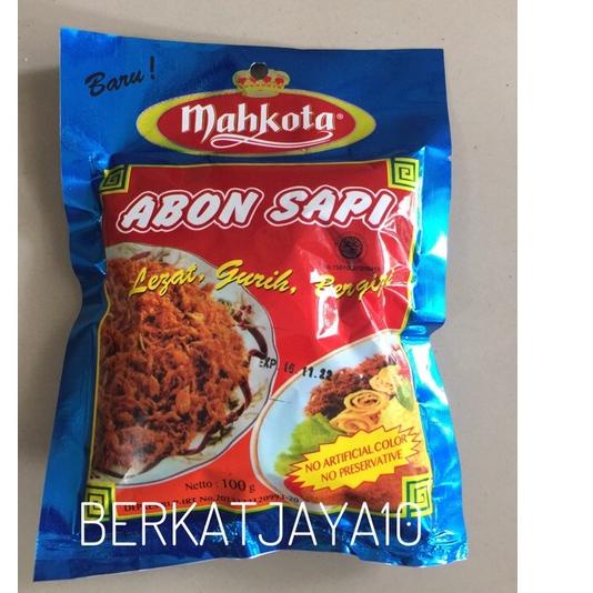 

kodeGg5G0--Abon Sapi Cap Mahkota kemasan 100gr