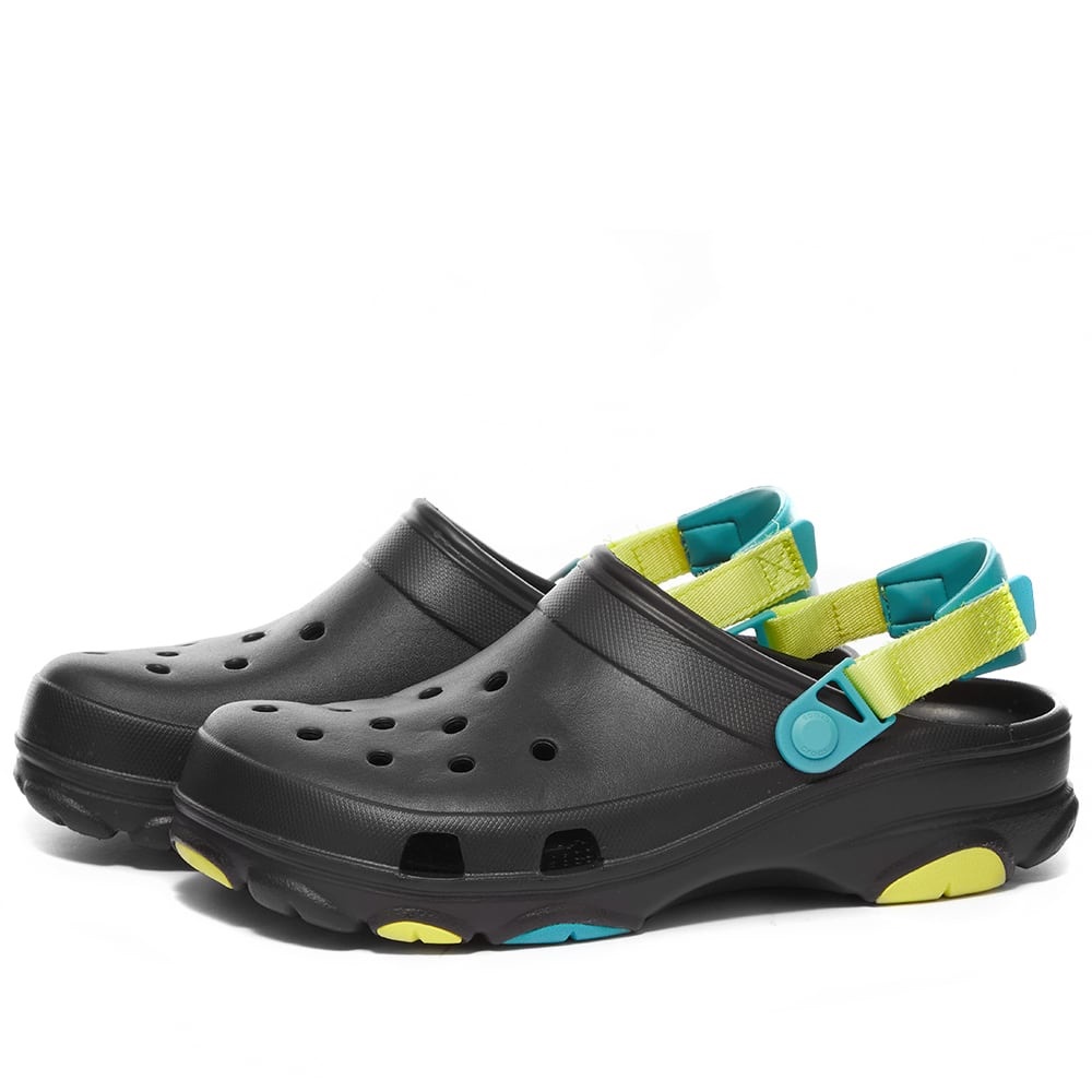 CROCS CLASSIC ALL TERRAIN CLOG SANDAL PRIA / SANDAL ANTI LICIN / ANTI AIR / SANDAL ELEGAN - BLACK TOSCA